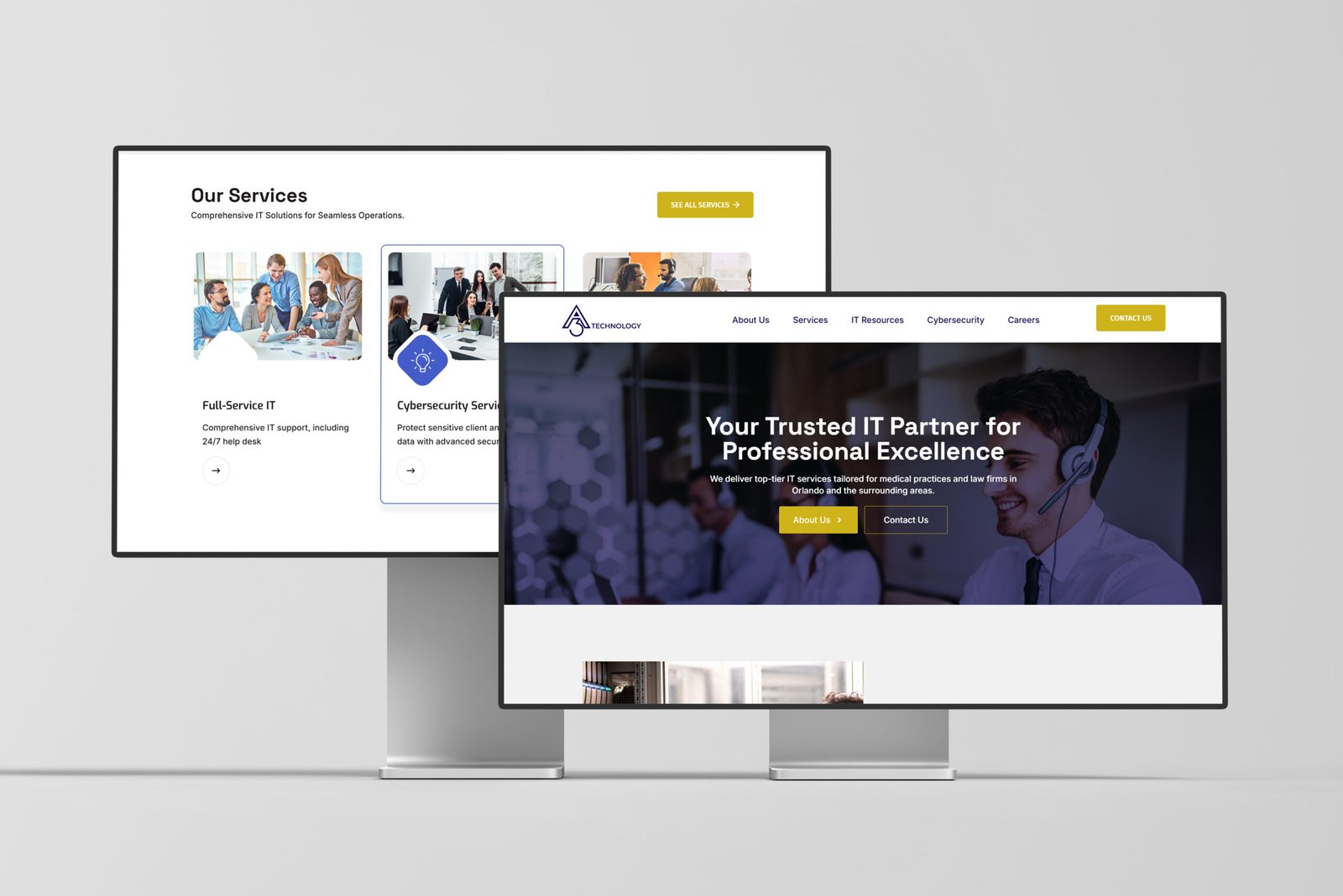 A3 Technology website Showcase